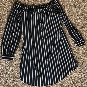 Off the shoulder dress